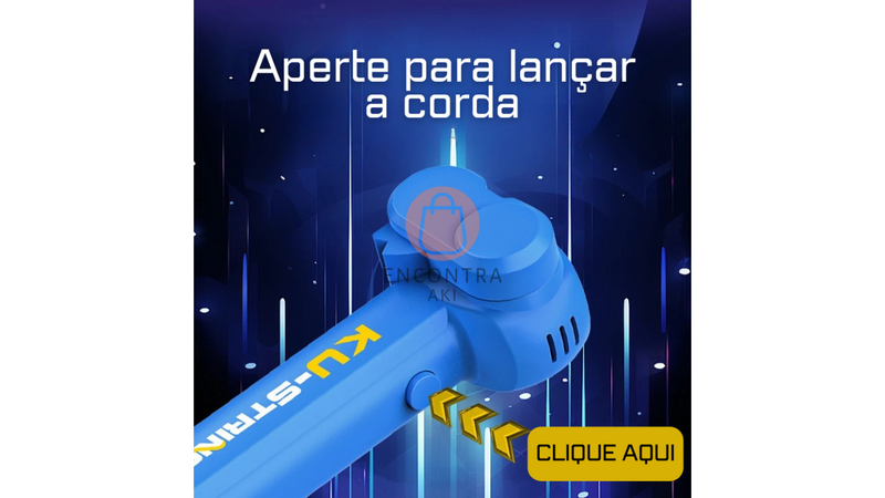 Lançador de Corda LED Brilhante - Brinquedo Anti-Stress Portátil e Divertido